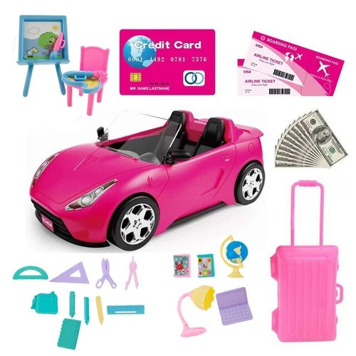 Pink Barbie Dream Car