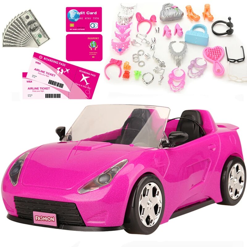 Pink Barbie Dream Car