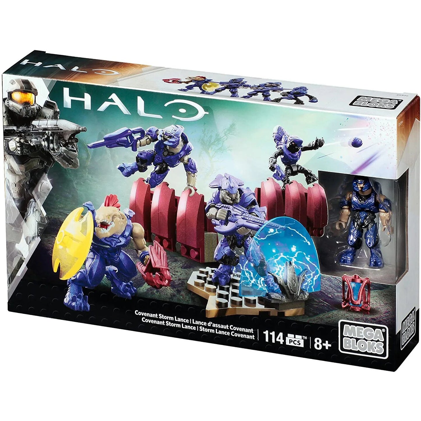 114Pcs Halo Model Building Blocks
